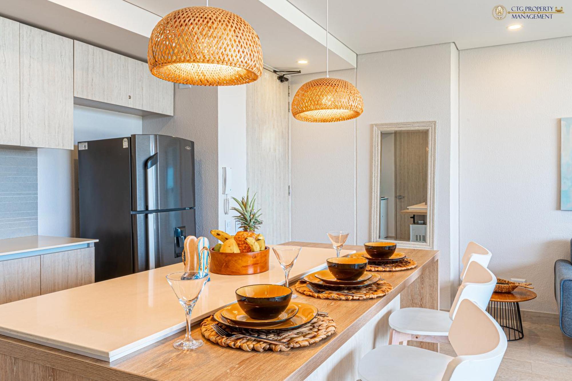 Martinique Cartagena - Apartamentos A Corta Caminata De Playa Azul Экстерьер фото