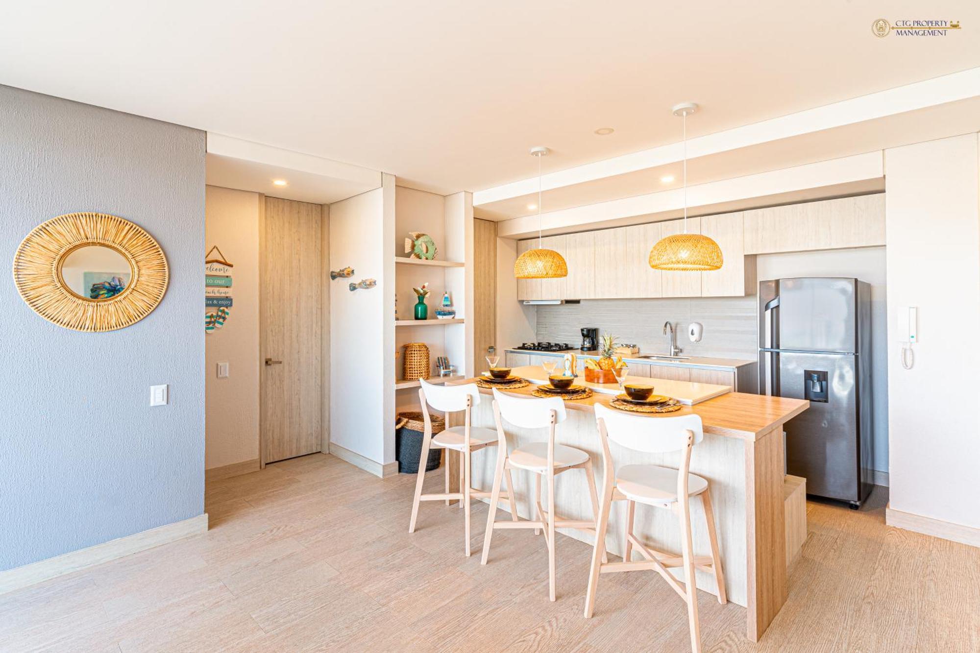 Martinique Cartagena - Apartamentos A Corta Caminata De Playa Azul Экстерьер фото