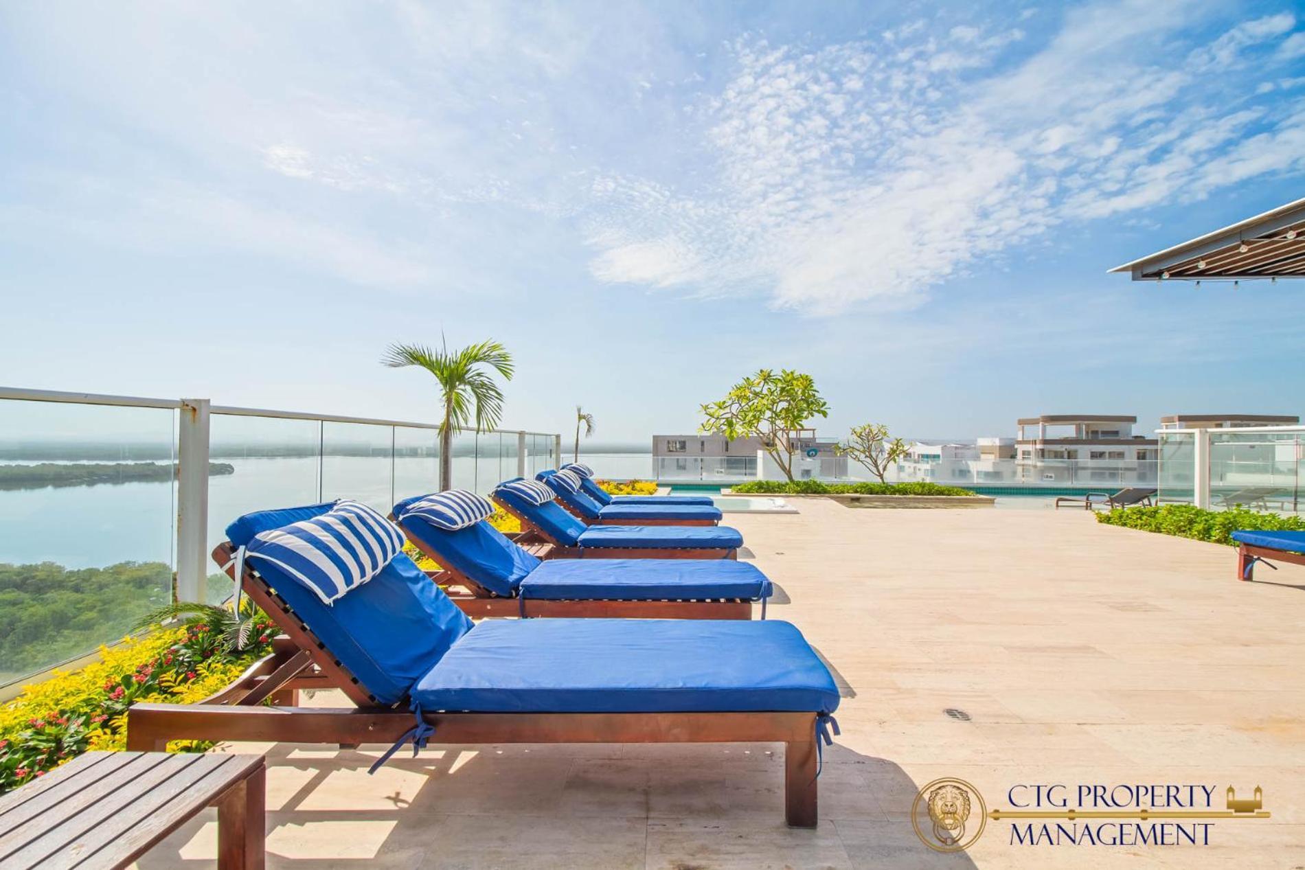 Martinique Cartagena - Apartamentos A Corta Caminata De Playa Azul Экстерьер фото